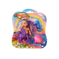 UNICORN GIRL WITH COLOUR HAIR 3ASST