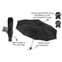 BLACK UMBRELLA 3 SECTION UN12