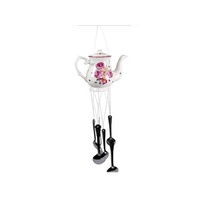 VICTORIAN ROSE CERAMIC JUG CHIME