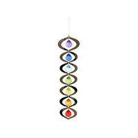 35CM CHAKRA 7 COLOUR SPINNING MBL