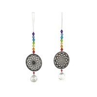 30CM FLOWER OF LIFE SUNCATCHER QTY6