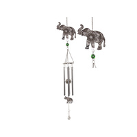 SILVER MANDALA ELEPHANT WC QTY 2