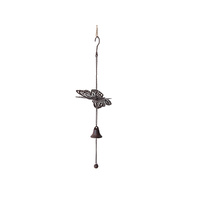 METAL BFLY W/BELL 12.5X50CM