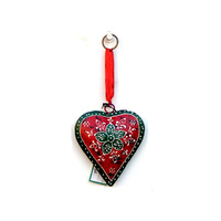 HEART PAINTED RIBBON 9X4"