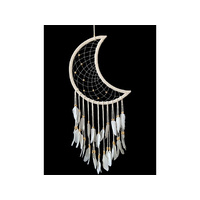 97CM MOON SHAPE DREAMCATCHER
