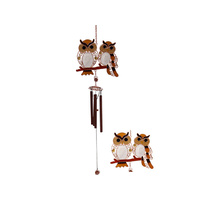 TWIN OWL WINDCHIME QTY 2