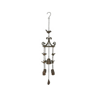 79CM CAST IRON BIRD WINDCHIME QTY 2