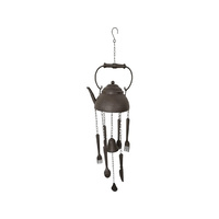 60CM CAST IRON KETTLE WINDCHIME QTY 2