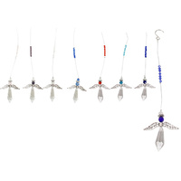 22CM CRYSTAL ANGEL S/CTCHR 6ASST QTY 12