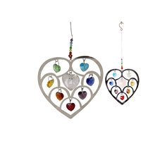 22CM CHAKRA R/BOW HEART S/CTCHR