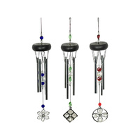25CM GLITZIE BEAD WINDCHIME 3ASST