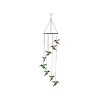 8PC METAL HUMMINGBIRD WINDCHIME QTY 2