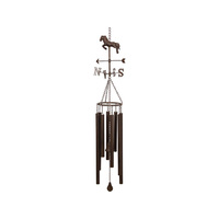 118CM CAST IRON HORSE W/CHIME QTY 2