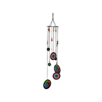 5PC METAL MANDALA CHIME 2ASST