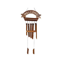 5 TUBE BAMBOO WELCOME CHIME QTY 2
