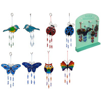 RAINBOW SUNCATCHERS W/BEADS 5ASST UN30