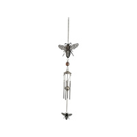 SILVER BUMBLE BEE W/CHIME SOLD QTY 2