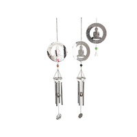 SILVER MEDITATING BUDDHA SPINNING WC 2ASST