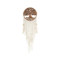 60CM HANGING WOOD TOL MACRAME HANGER