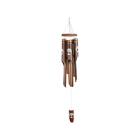 5 TUBE BAMBOO W/TREE OF LIFE DESIGN