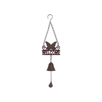 VINTAGE BUTTERFLY WELCOME BELL SOLD QTY2