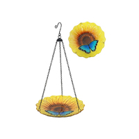 26CM DIAMETER HANGING SUNFLOWER FEEDER QTY 2