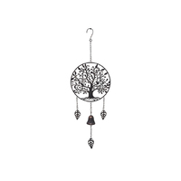 67CM METAL TREE OF LIFE W/BELL QTY 2