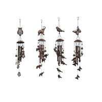 ANIMAL WINDCHIME 86CM 4ASST
