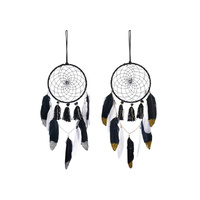 16CM BLACK DREAM CATCHER 2ASST