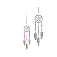 32CM BEADED METAL DREAM CATCHER QTY 12