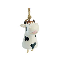 PORCELAIN COW W/CHIME 7.6X7.4X10.7CM
sold qty6