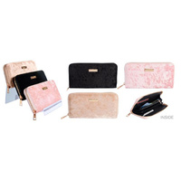 IVY ROSE VELVET LUXE PURSE 3ASST