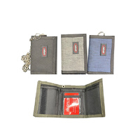 VELCRO WALLET 3ASST W/KEYCHAIN SOLD QTY12