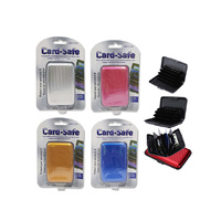 ALUMINIUM CREDIT CARD WALLET 6ASST SOLD QTY12