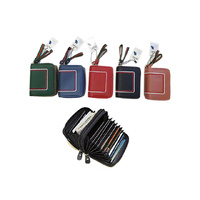 LADYS WALLET DOUBLE ZIP ASST SOLD QTY12