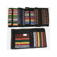 WALLET COTTON/JUTE ASST SOLD QTY12