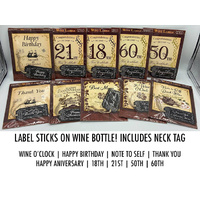 GIFT WINE LABELS 10ASST