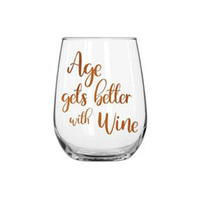 AGE GETS BETTER STEMLESS GLS 600ML