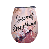 QUEEN OF EVERYTHING WINE TUMBLER SOLD QTY2