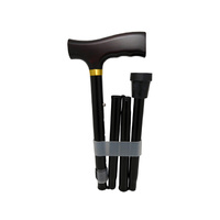 W/STICK FOLD ADJ BLACK 83-95CM