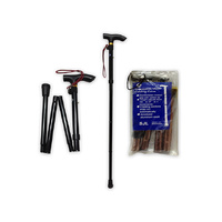 WALKING CANE ALUMINIUM FOLDING