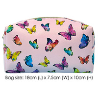 COSMETIC BAG RECTANGLE BFLY