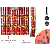 LINEAR PATTERN FOIL XMAS 6PC