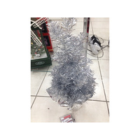XMAS LED LIGHT TREE 50CM SILVER