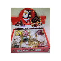 8CM GLASS DECORATING BALLS UN12
