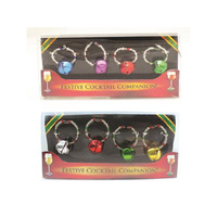 JINGLE BELL WINE CHARMS