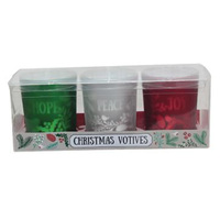 XMAS VOTIVE SET