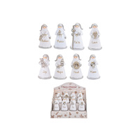 SPARKLE SENTIMENT SANTA 8ASST 28x12CM UN24