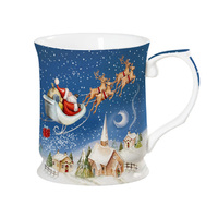 SANTA SLEIGH RIDE MUG GIFT BOX 415CC