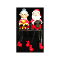 MR N MRS CLAUS SHELF SITTER SOLD QTY8